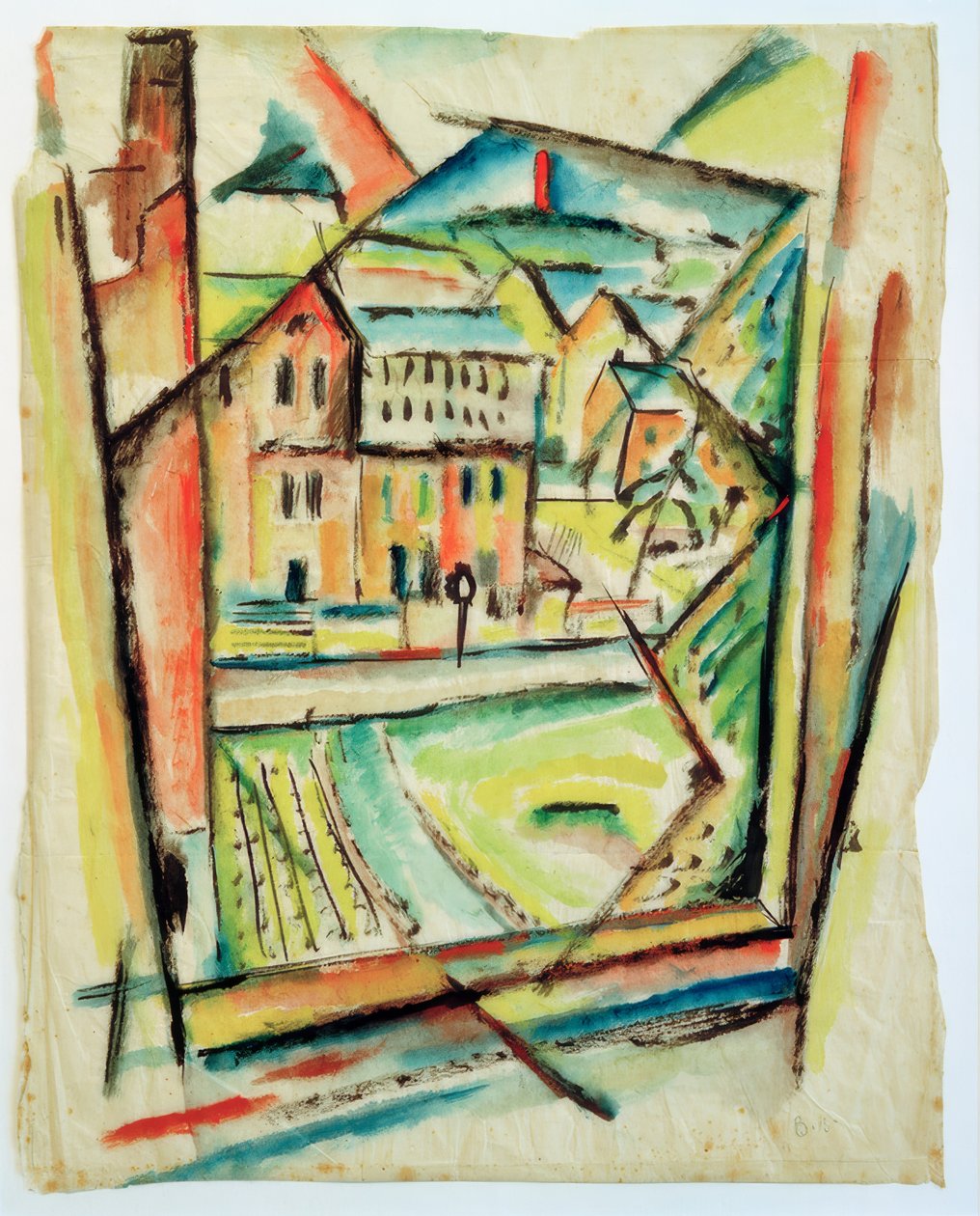 Vue de la fenêtre - Paul Adolf Seehaus