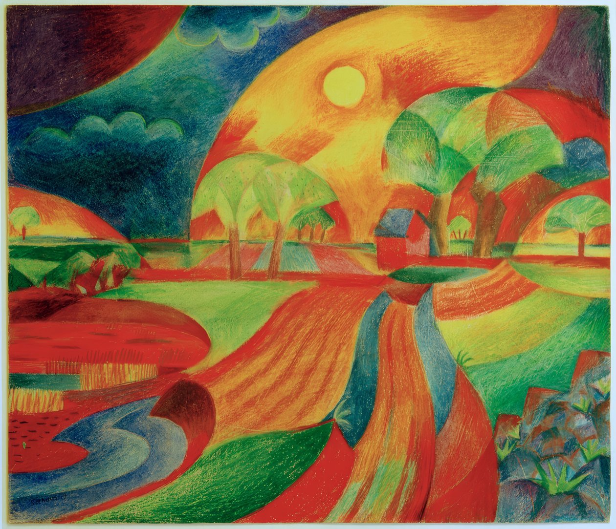 Plaine (près de Hambourg) - Paul Adolf Seehaus