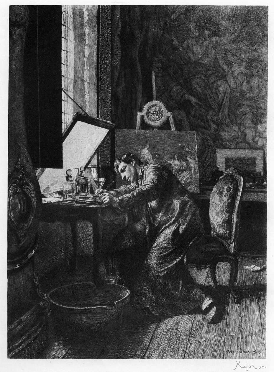 Le Graveur, vers 1860-1880, 1924 - Paul Adolphe Rajon