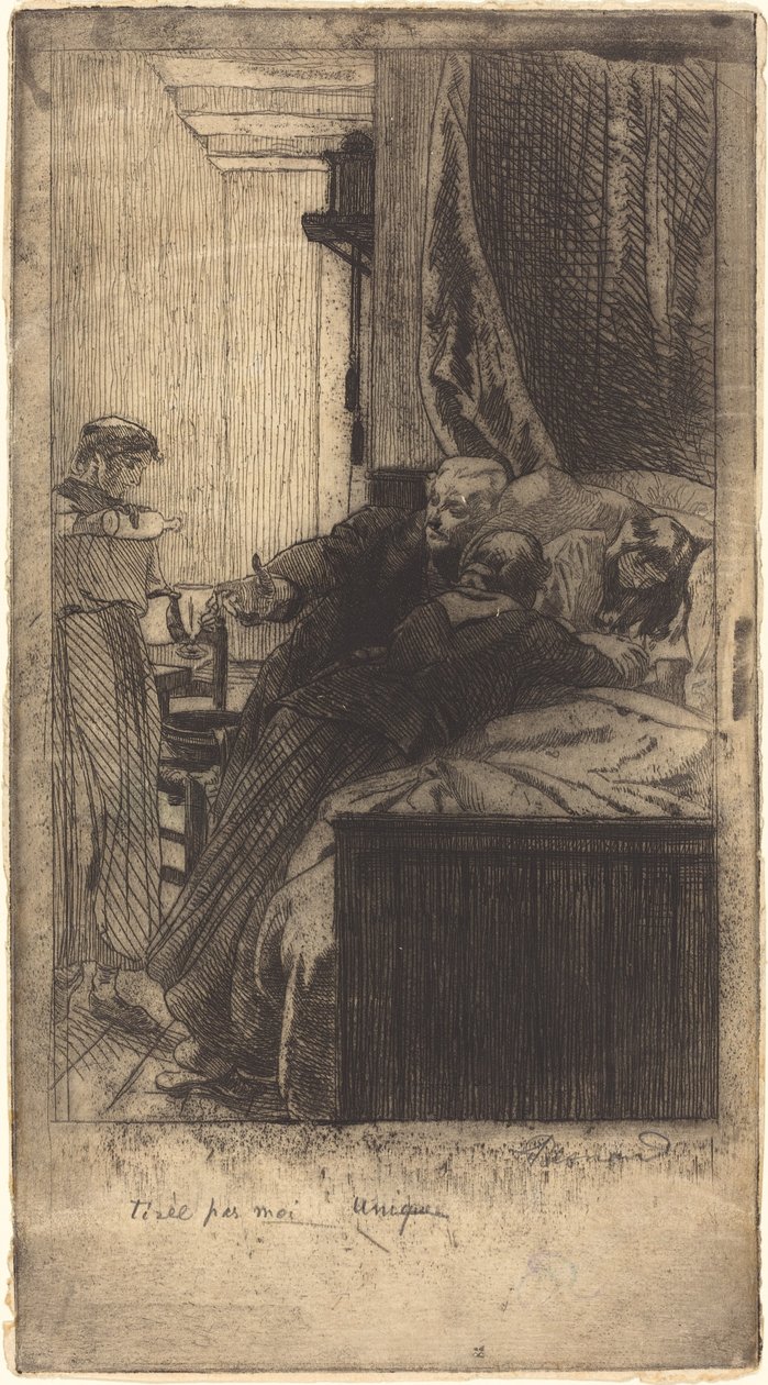 La Maladie, 1884 - Paul Albert Besnard
