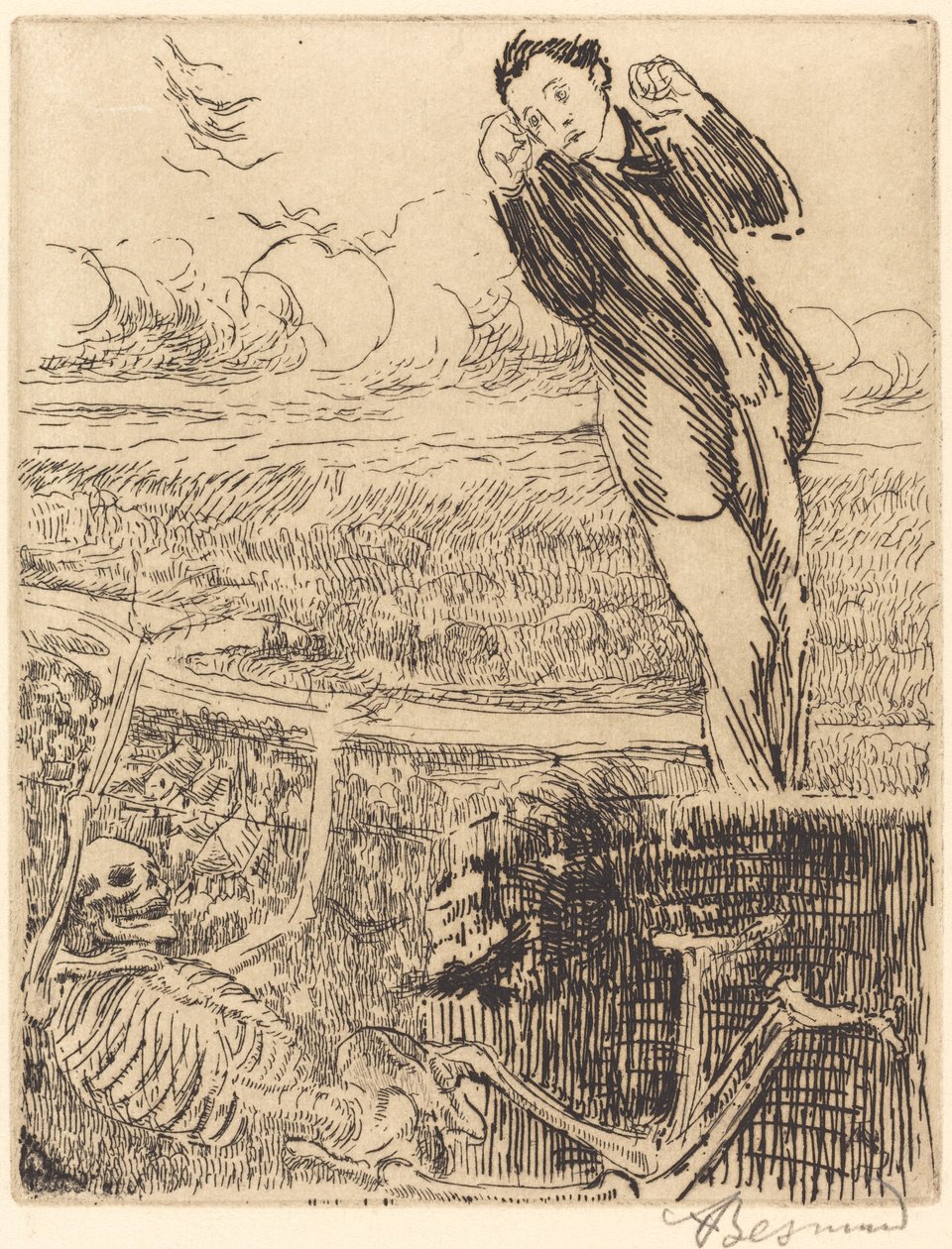 Le vertige - Paul Albert Besnard
