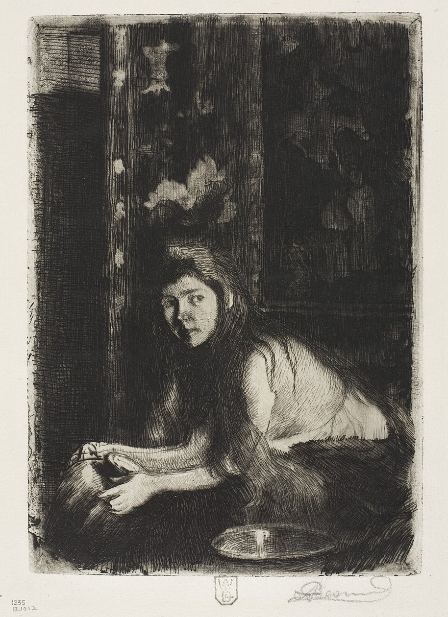 Femme avec un Vase, 1894 - Paul Albert Besnard