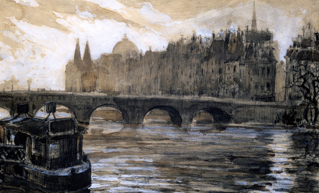 La Seine à Paris - Paul Ambroise Valery