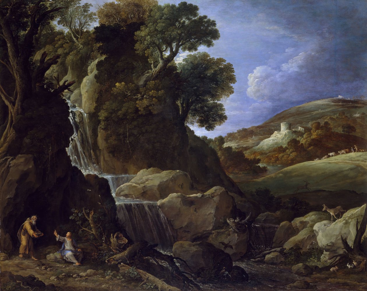 Christ tenté dans le désert, 1626 - Paul Brill