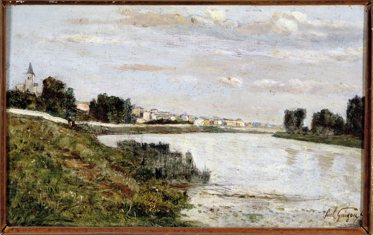 Vue de Triel (Triel sur Seine) - Paul Camille Guigou