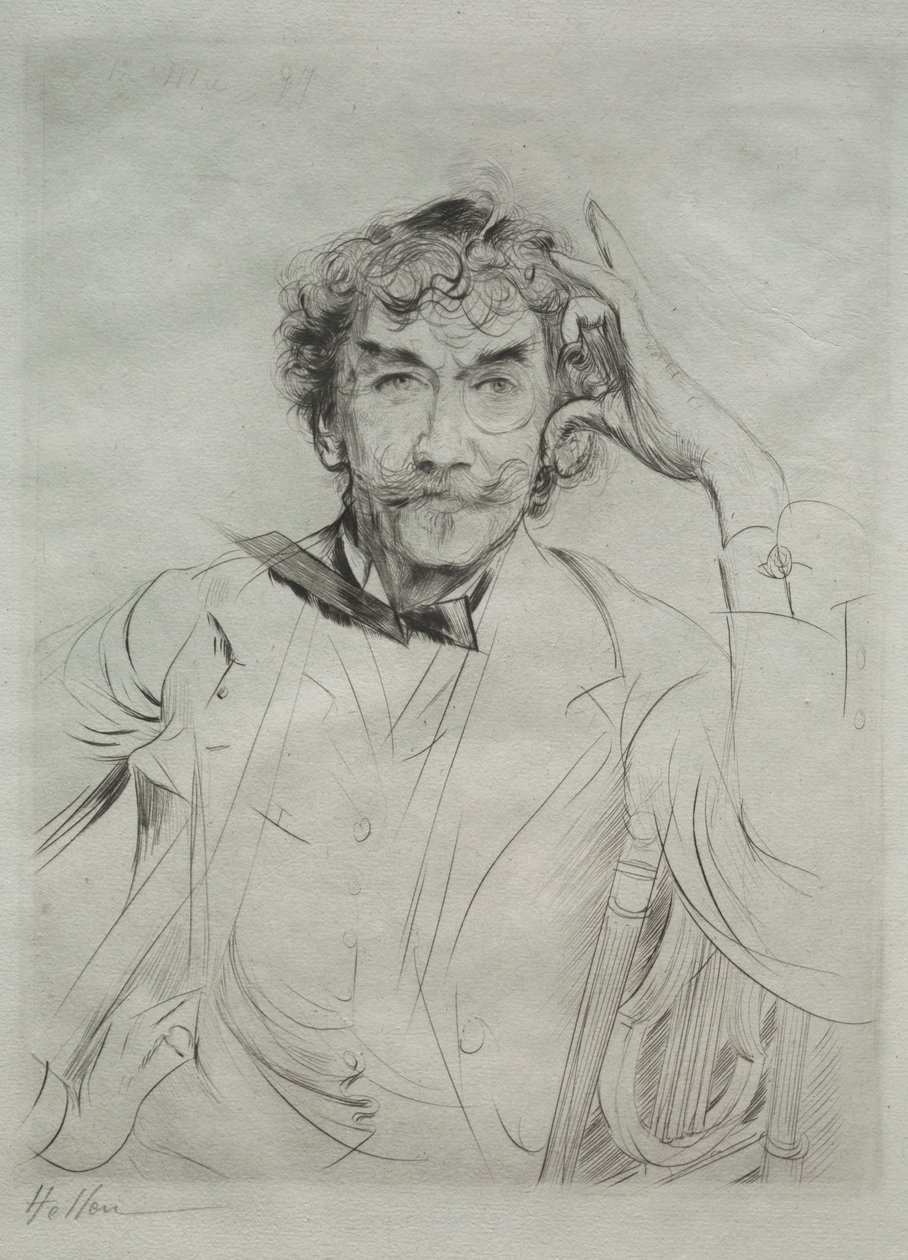 James MacNeill Whistler, 1897 - Paul Cesar Helleu