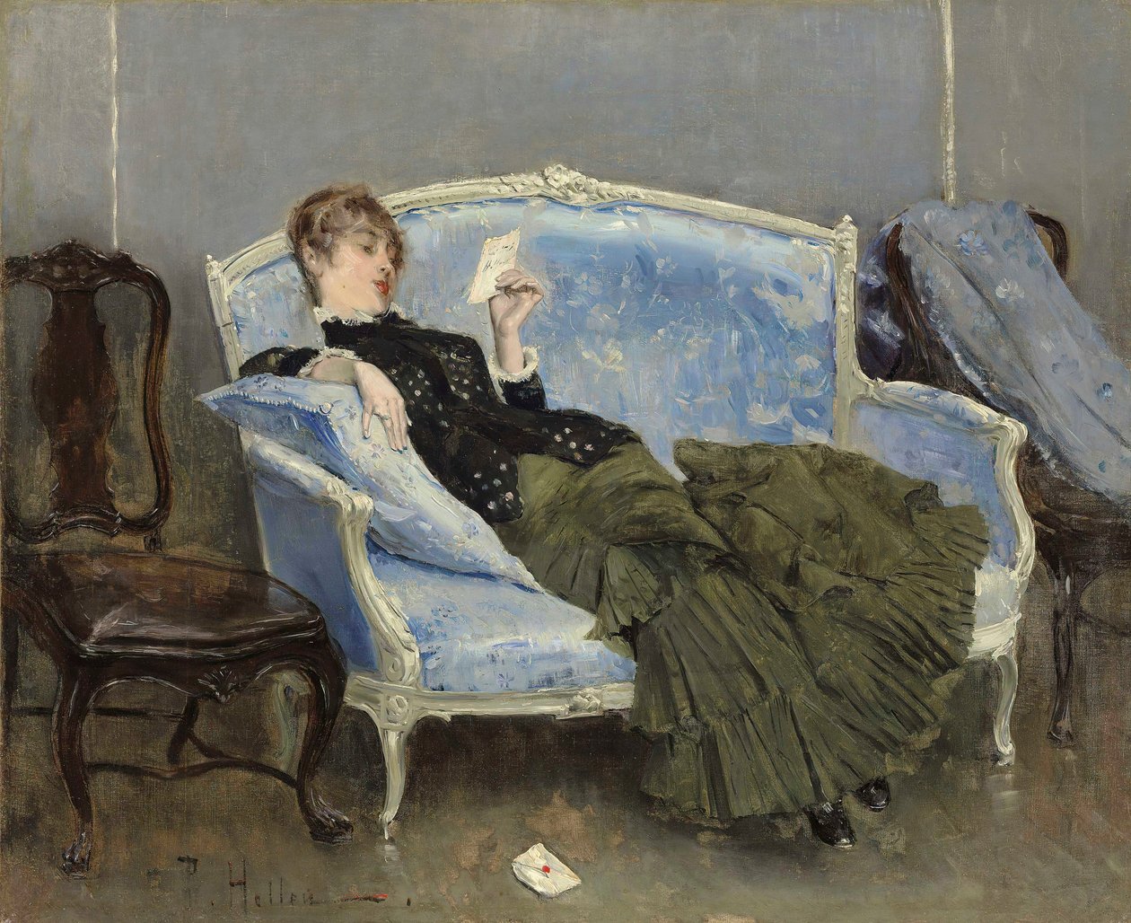 La Lettre, 1880 - Paul Cesar Helleu