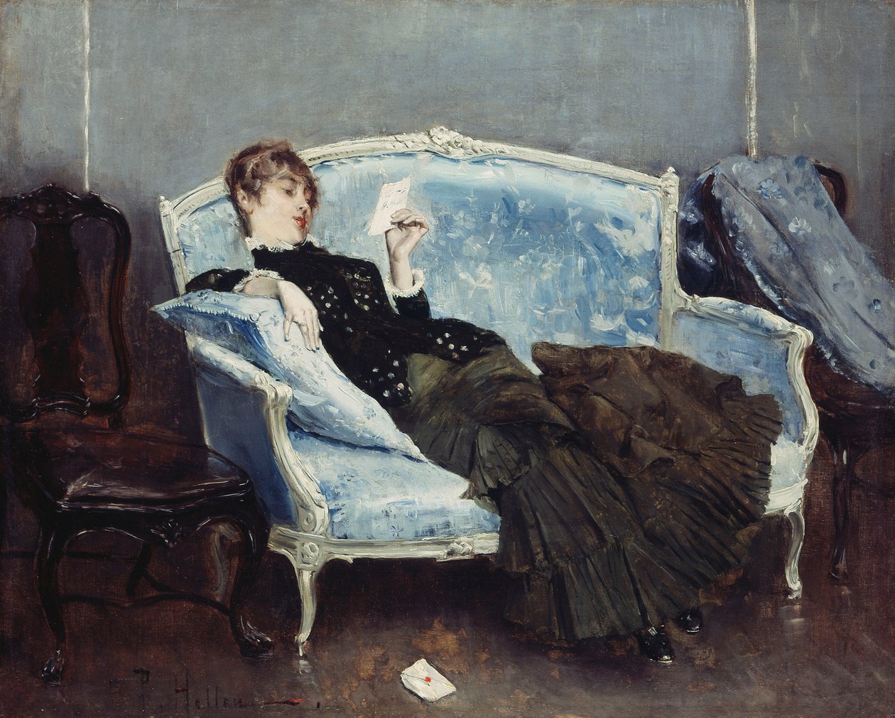 La Lettre - Paul Cesar Helleu