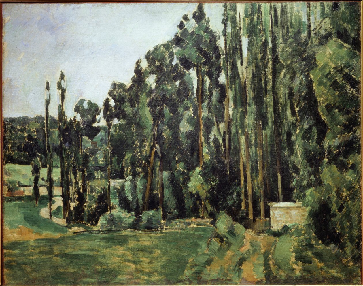 Peupliers - Paul Cézanne