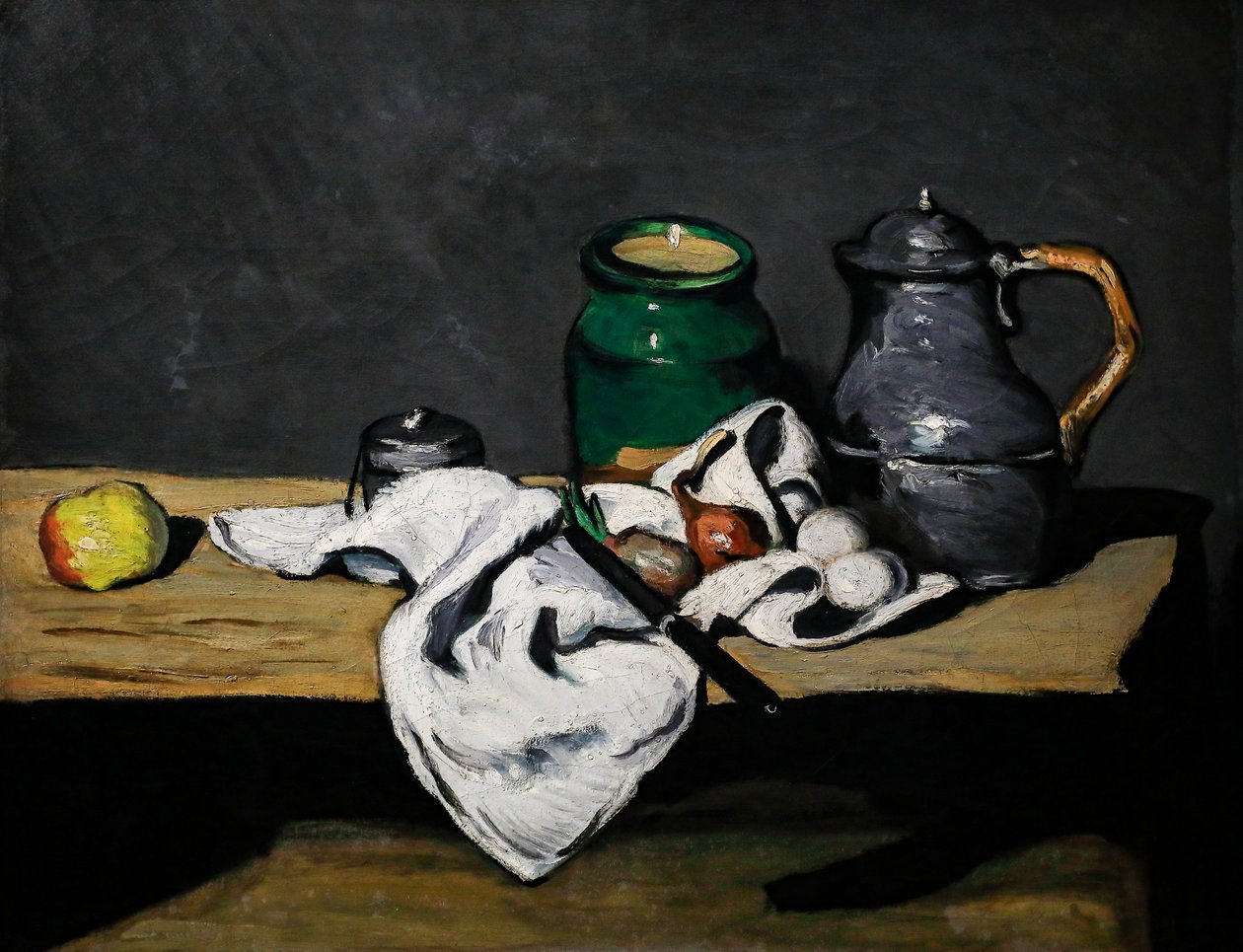 Nature morte avec une bouilloire - Paul Cézanne