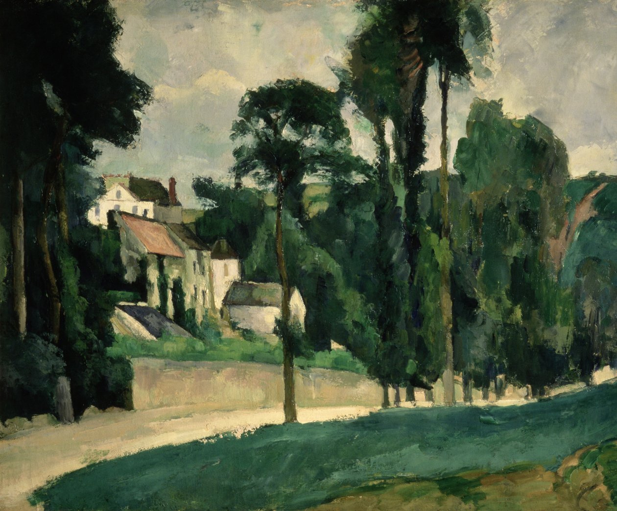 La route à Pontoise - Paul Cézanne