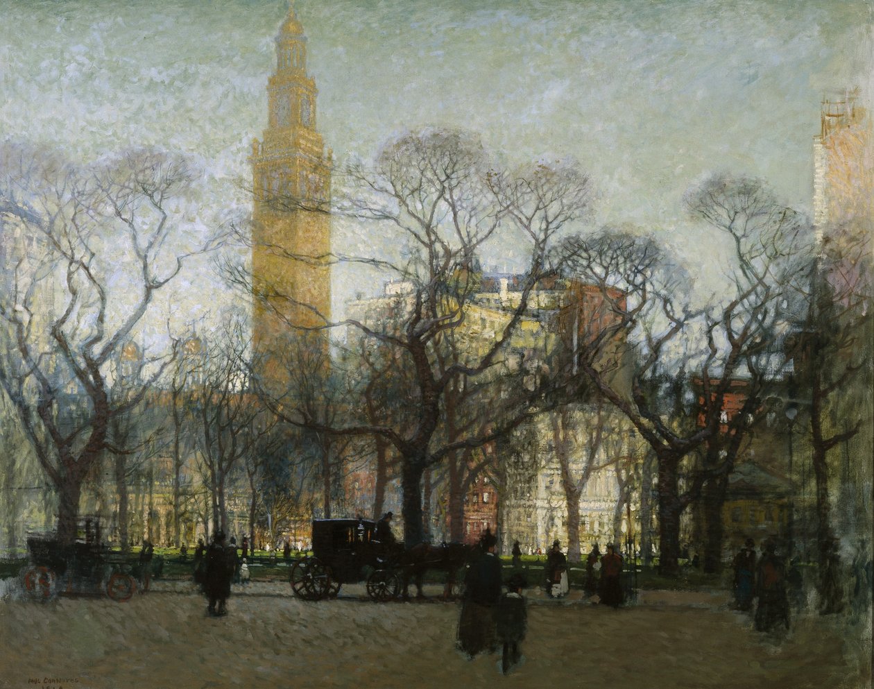 Après-midi à Madison Square - Paul Cornoyer