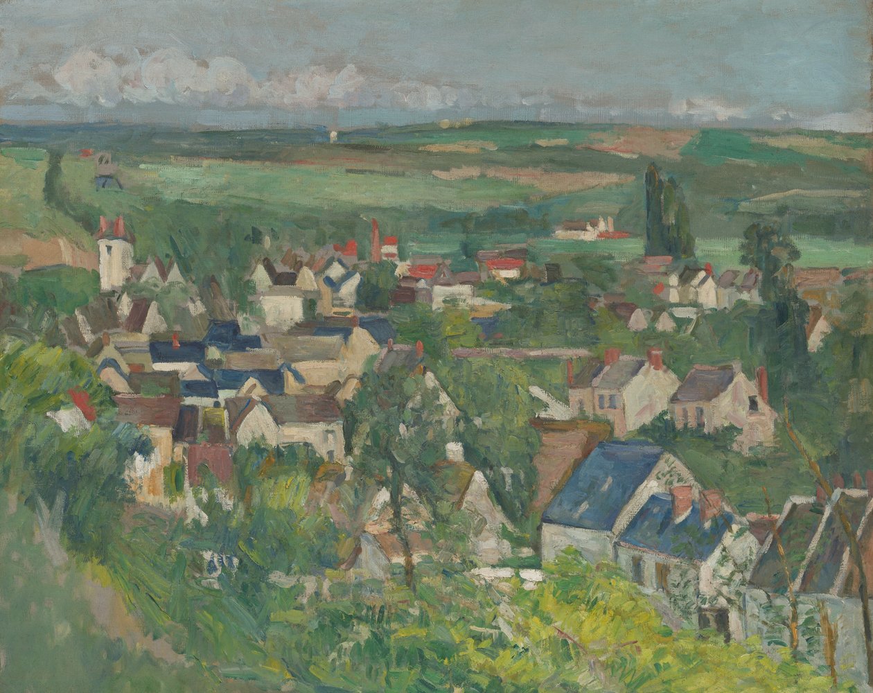 Auvers, vue panoramique - Paul Cézanne