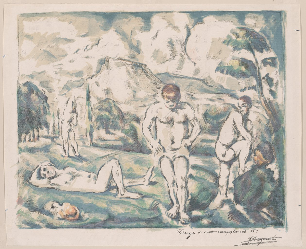 Baigneurs - Paul Cézanne