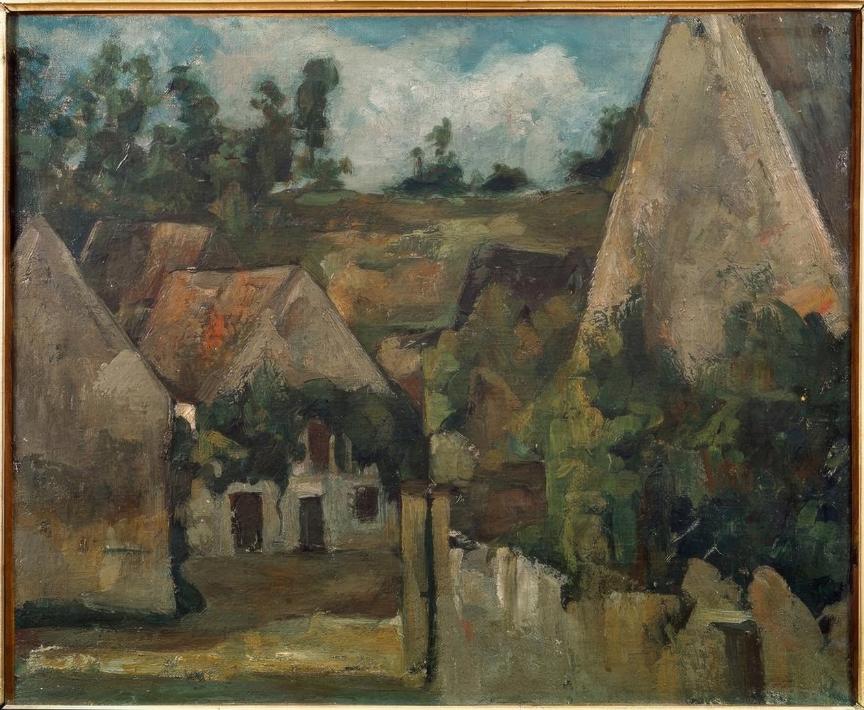 Carrefour de la rue Rémy à Auvers - Paul Cézanne