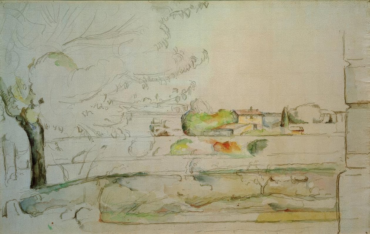 La plaine de Bellevue - Paul Cézanne