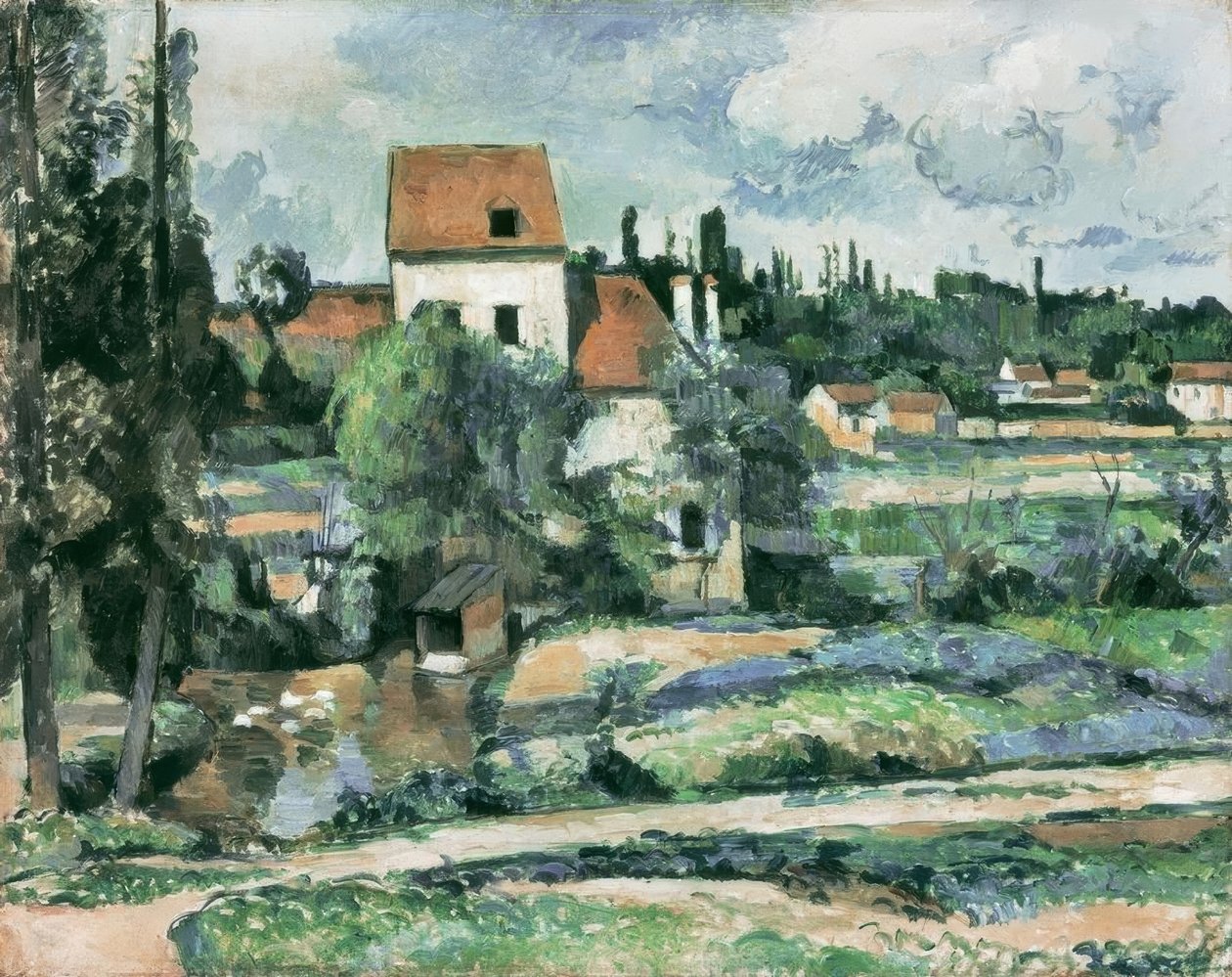 Le moulin à Couleuvre près de Pontoise - Paul Cézanne