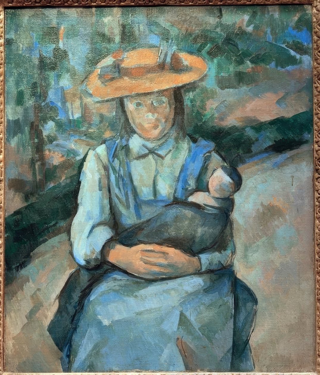 Fillette à la poupée - Paul Cézanne
