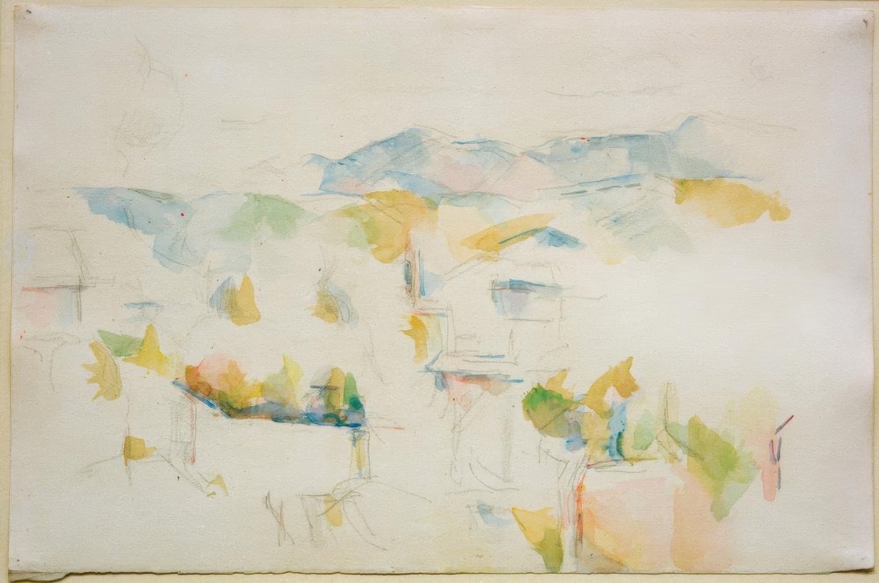 Paysage montagneux autour d