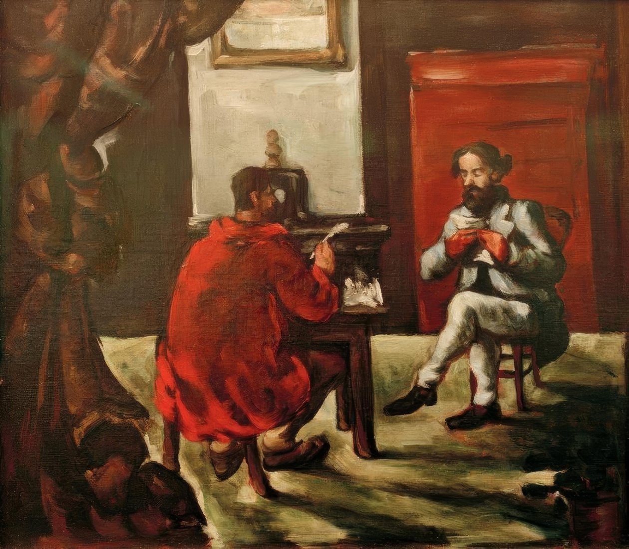 La lecture de Paul Alexis chez Zola - Paul Cézanne