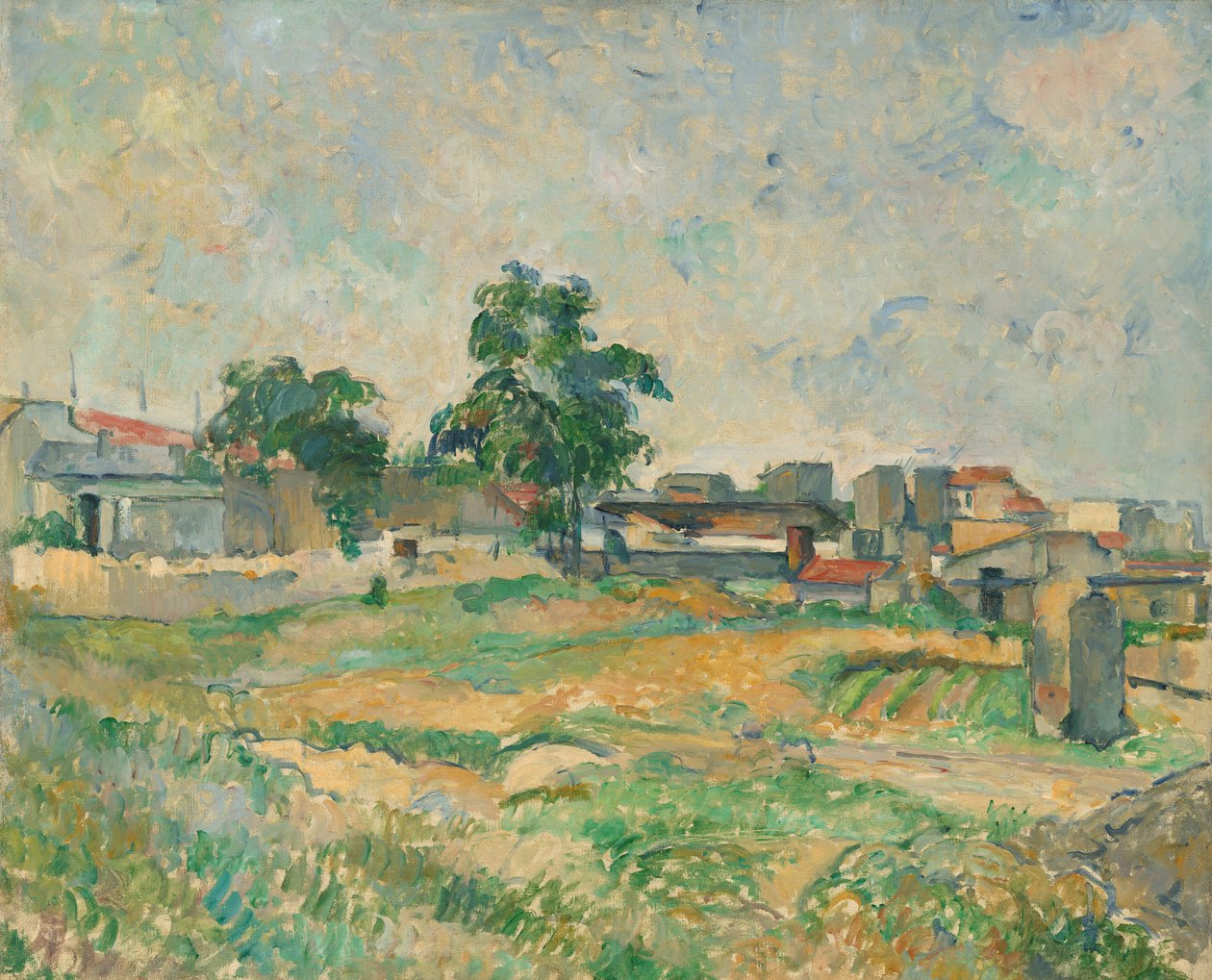 Paysage près de Paris - Paul Cézanne