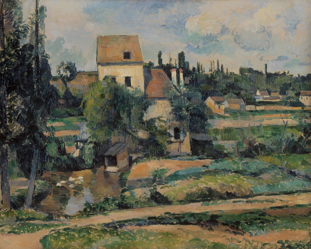 Le moulin sur la Couleuvre à Pontoise - Paul Cézanne