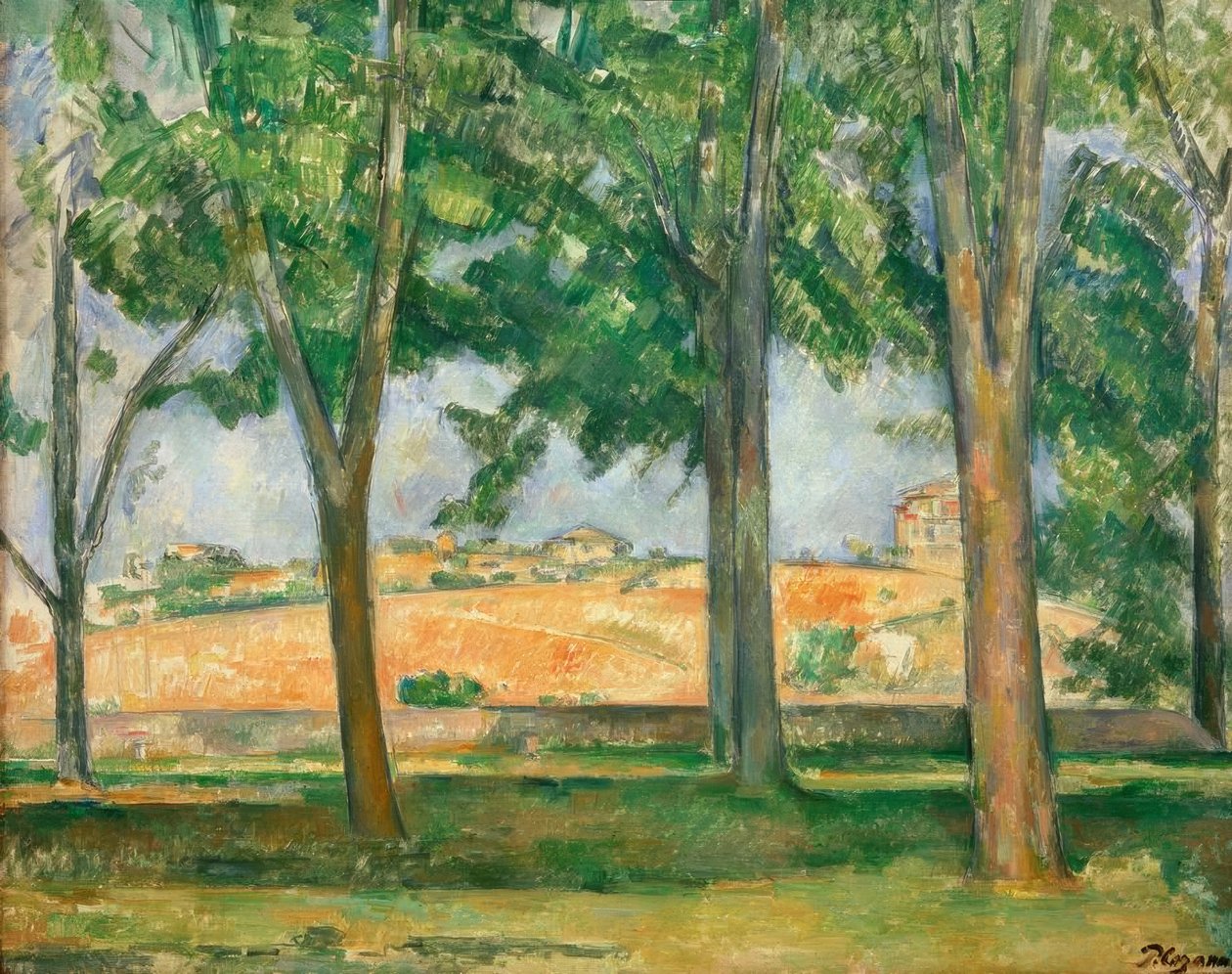 Les Marronniers du Jas de Bouffan - Paul Cézanne
