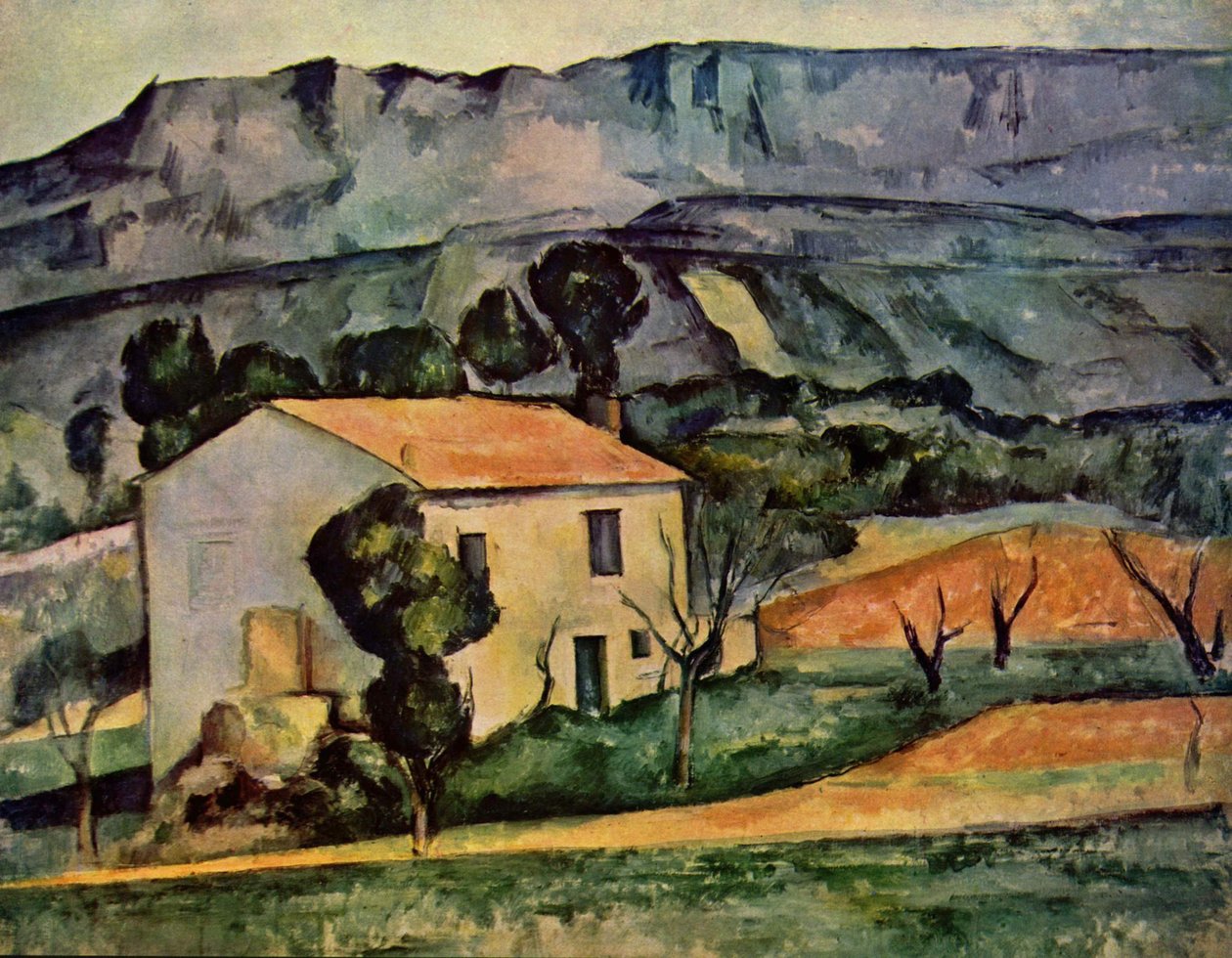 Maison devant la Sainte-Victoire près de Gardanne - Paul Cézanne