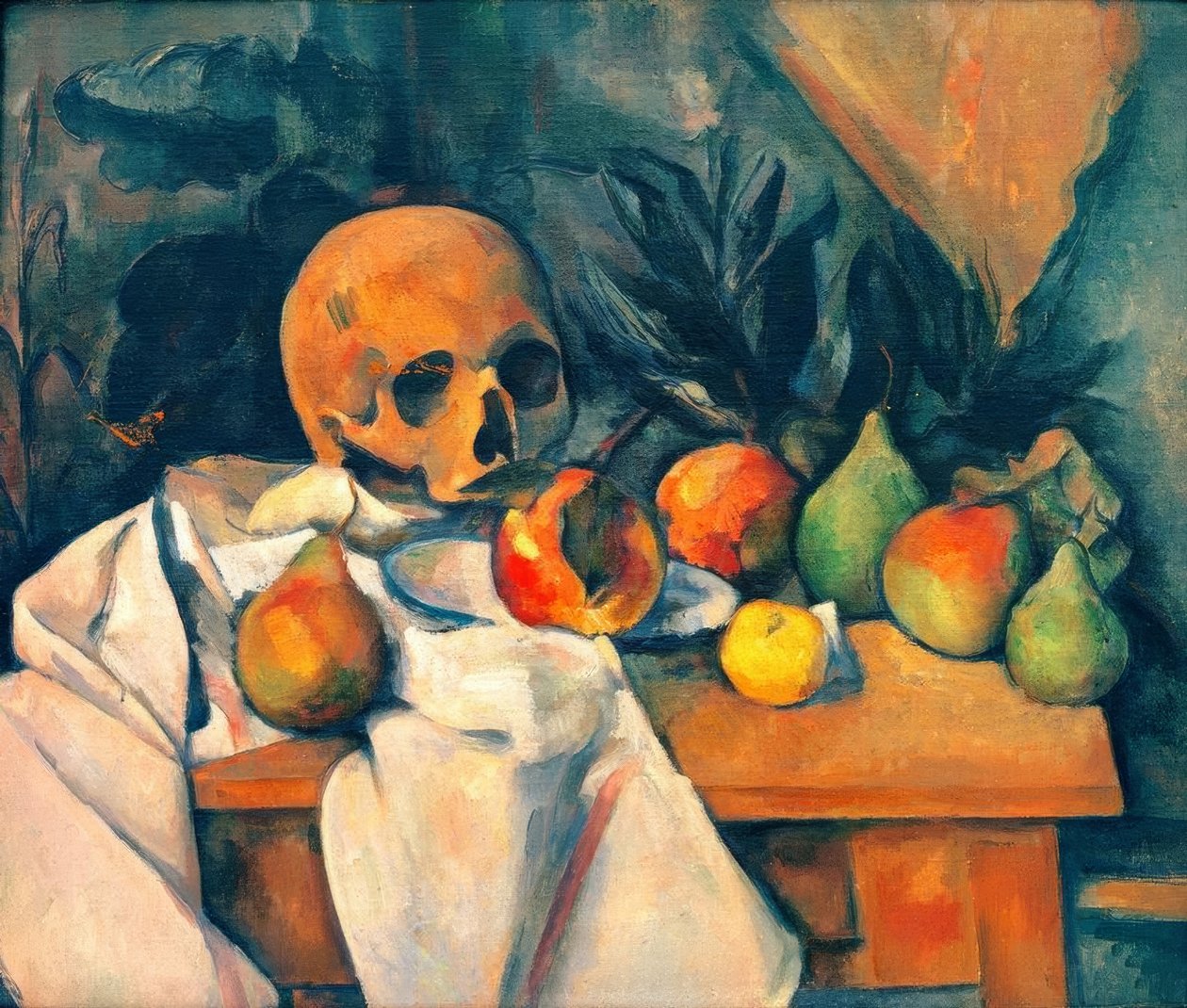 Nature morte au crâne - Paul Cézanne
