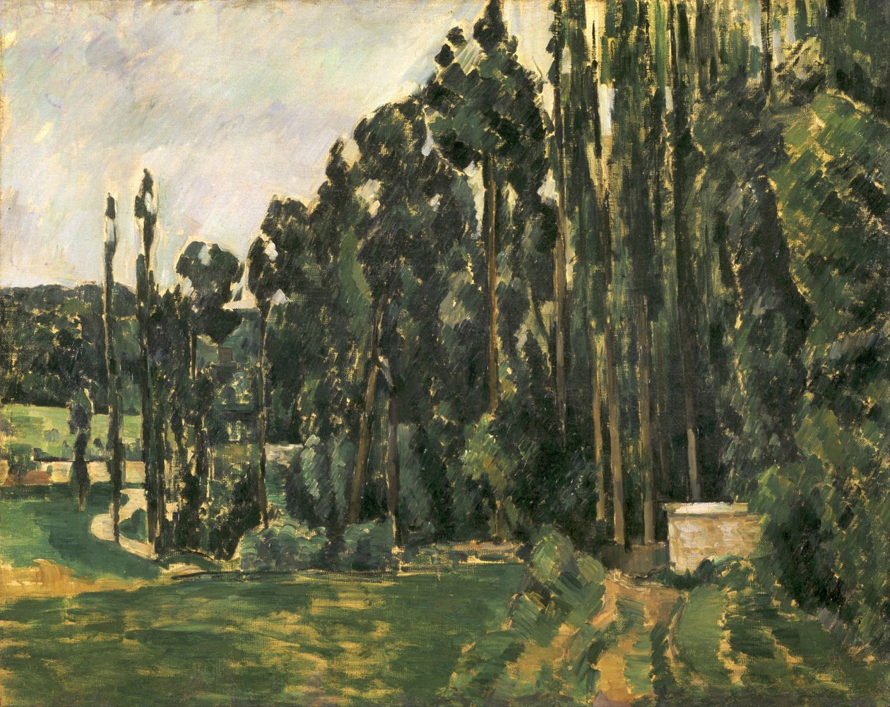 Peupliers, 1879-1880 - Paul Cézanne