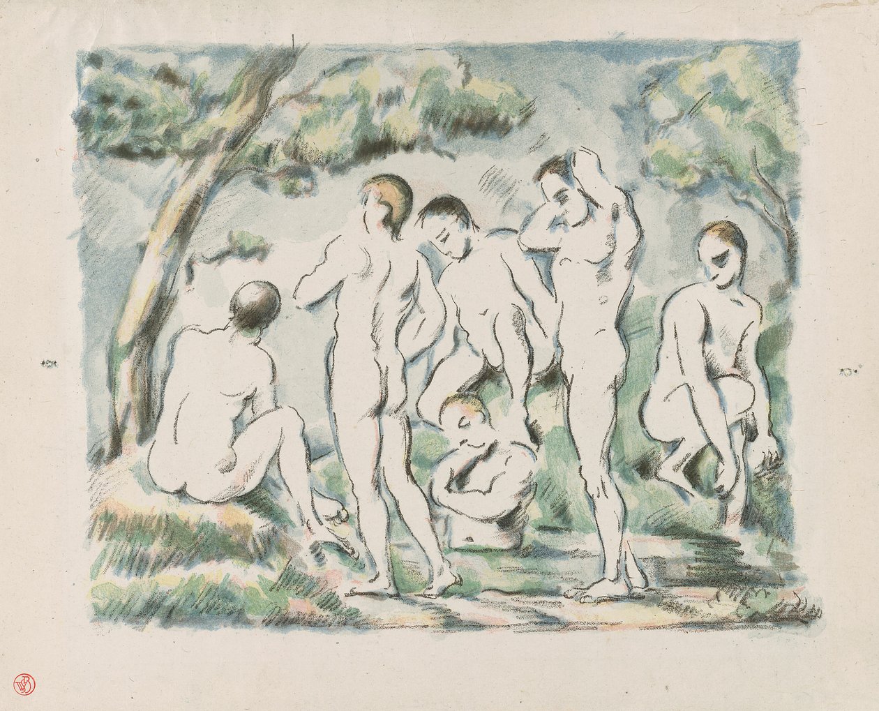 Petits baigneurs - Paul Cézanne
