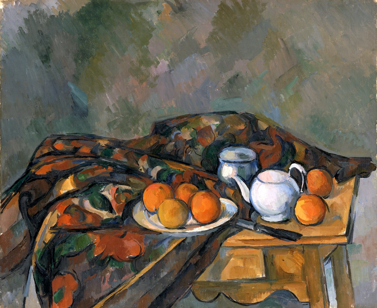 Nature morte avec une théière - Paul Cézanne