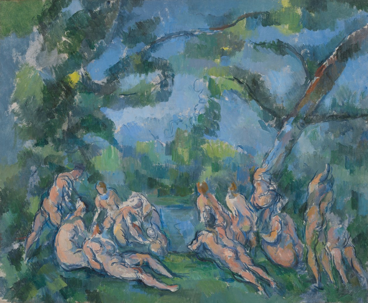 Les baigneurs - Paul Cézanne