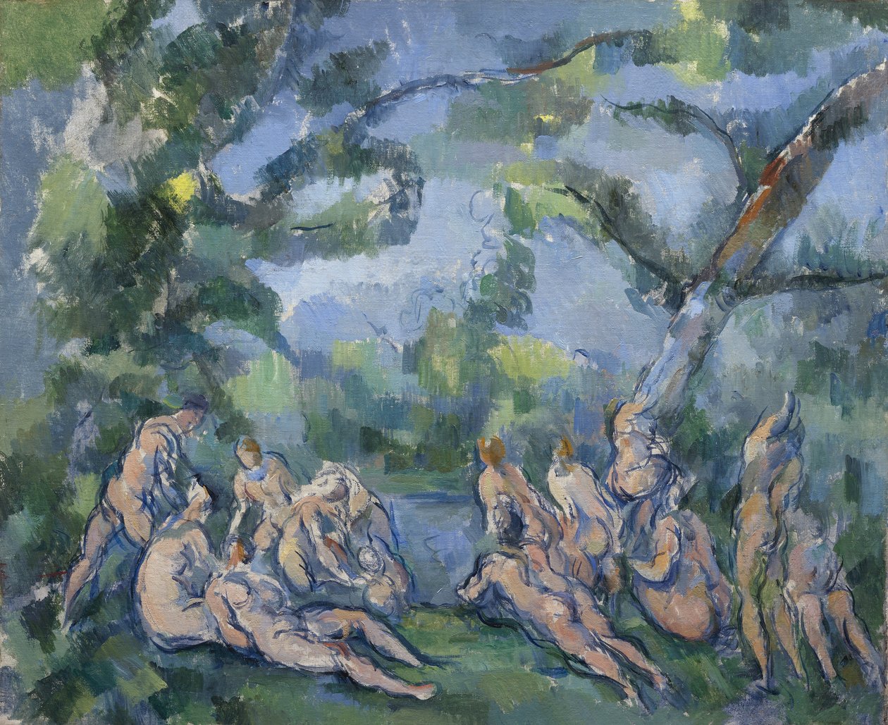 Les Baigneuses, 1899-1904 - Paul Cézanne