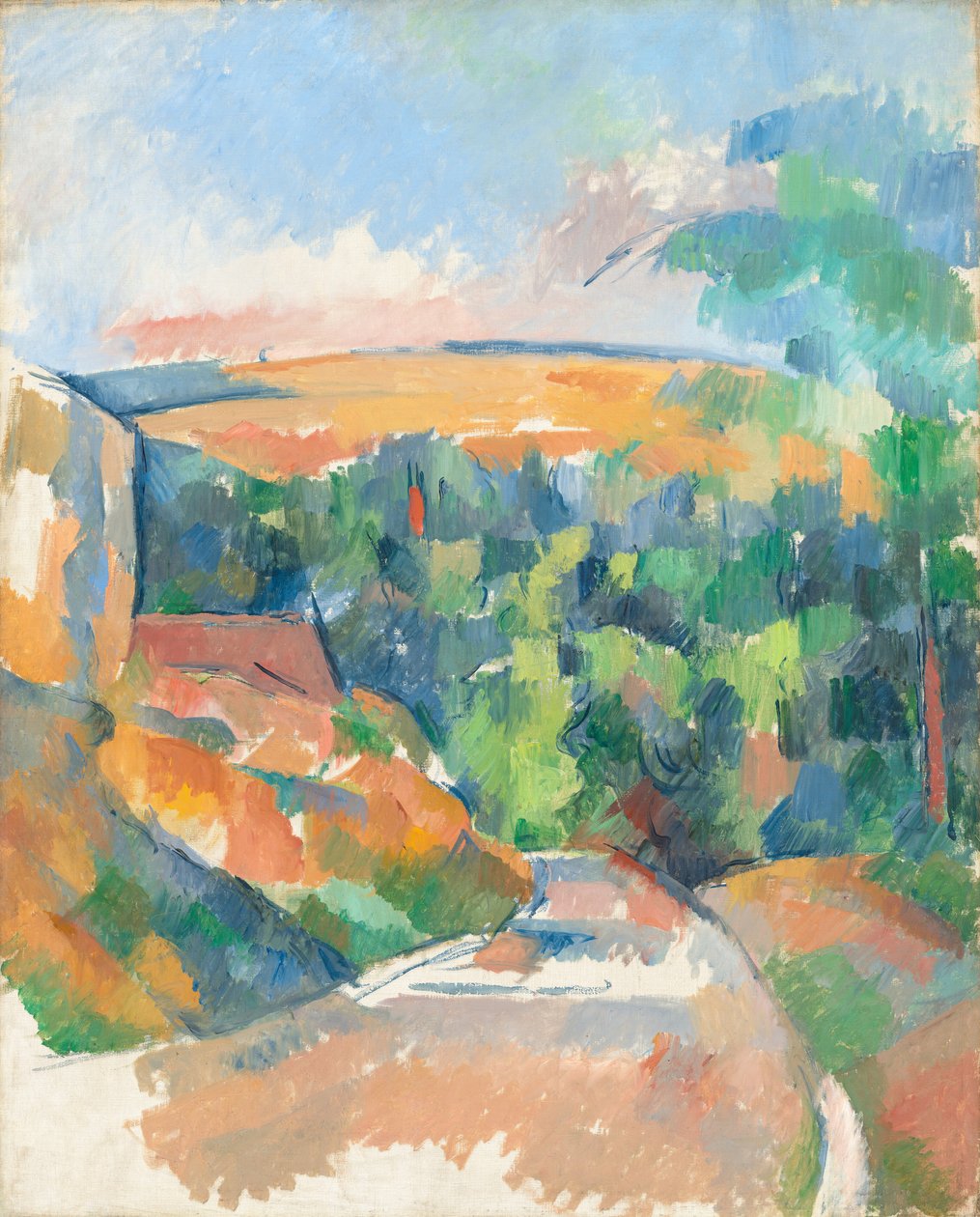 Le virage dans la route, 1900-1906 - Paul Cézanne