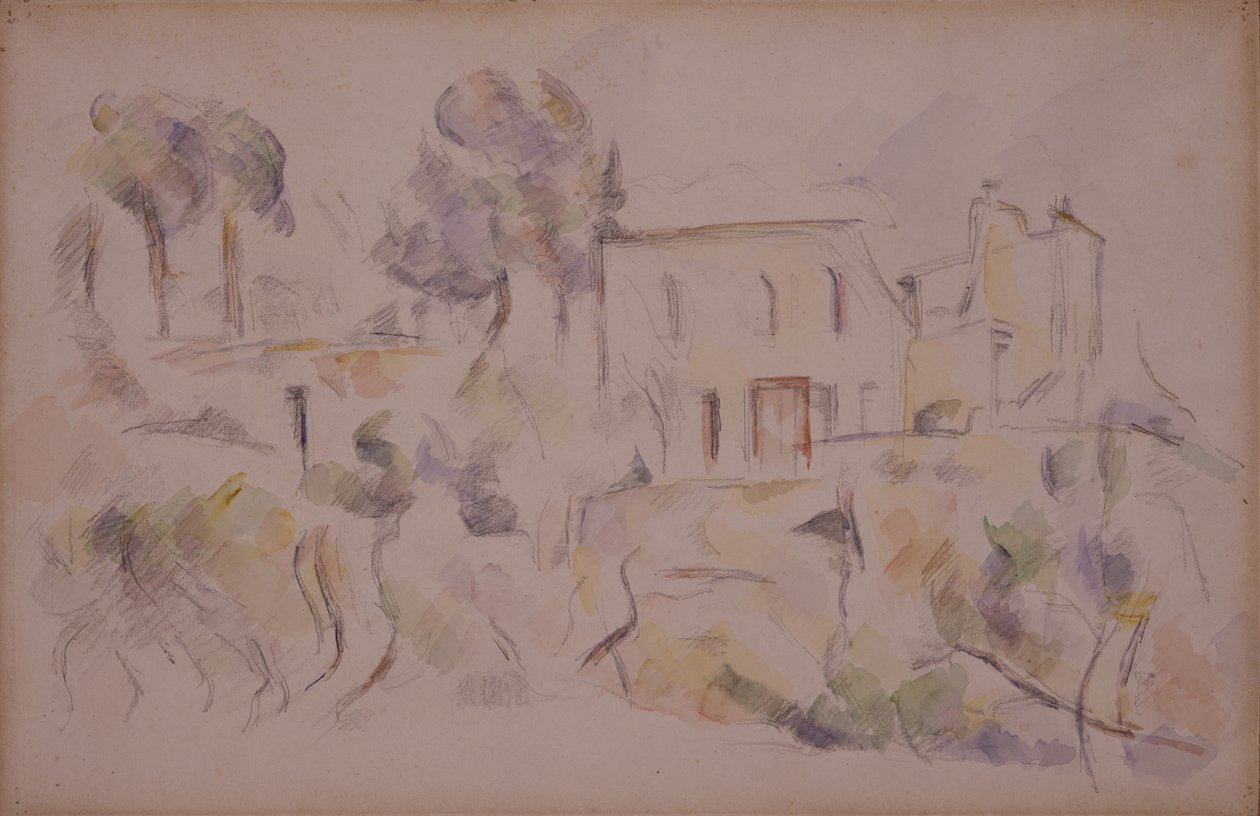 La Remise à Château Noir - Paul Cézanne