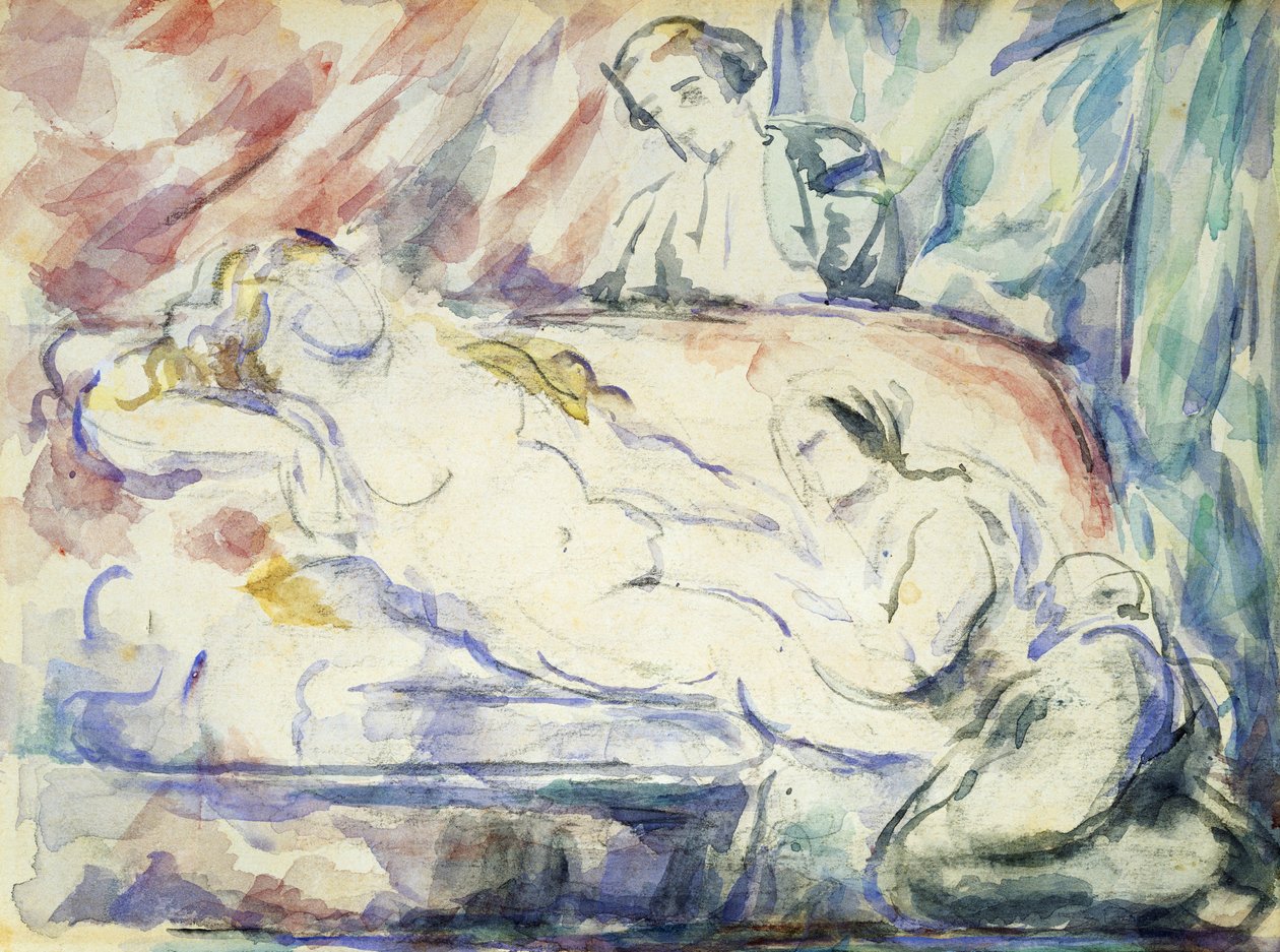La Toilette de la Courtisane, c.1880 - Paul Cézanne