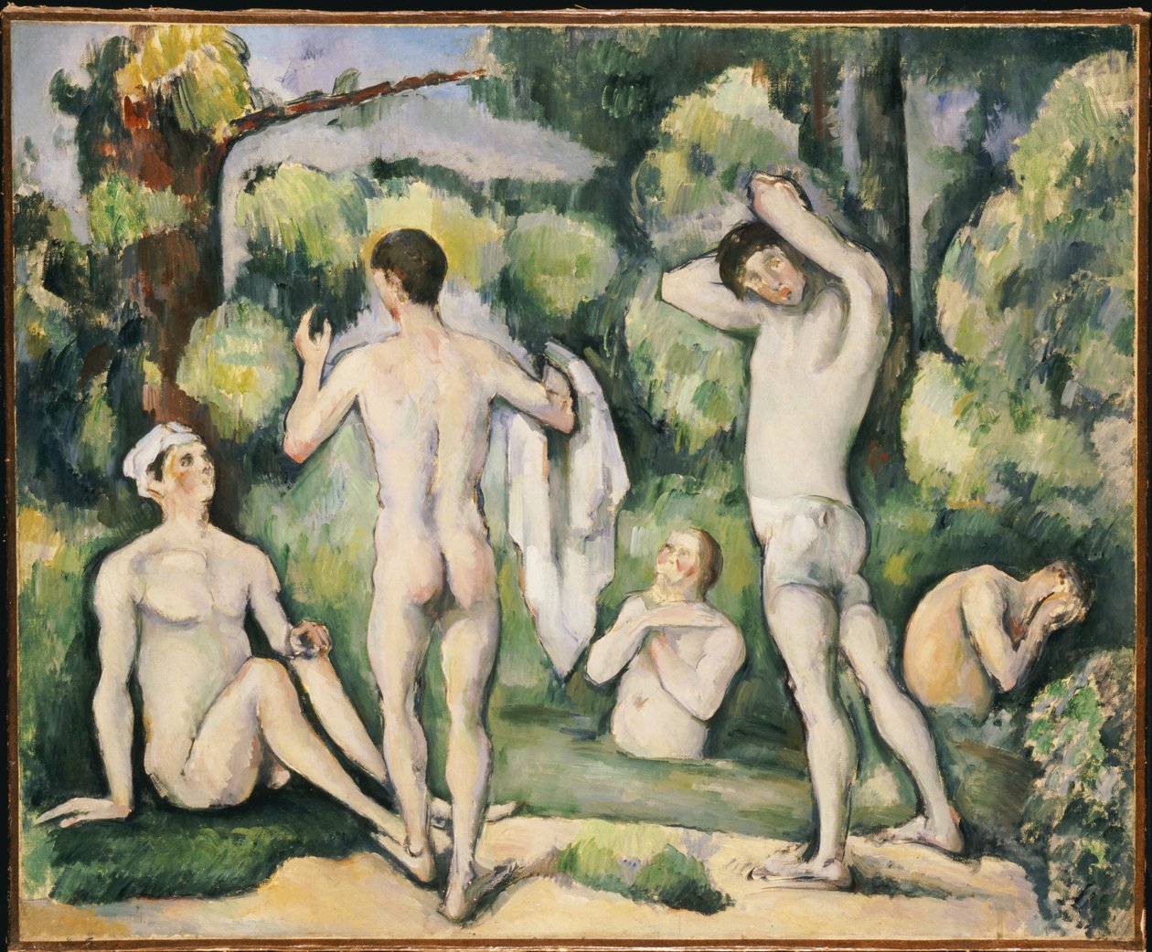 Les Cinq Baigneuses, c.1880-82 - Paul Cézanne