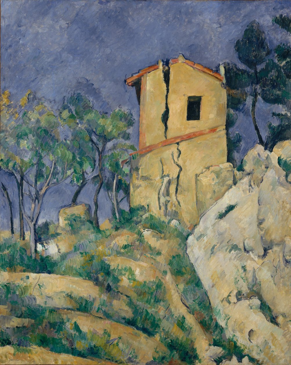 La maison aux murs fissurés, 1892-94 - Paul Cézanne