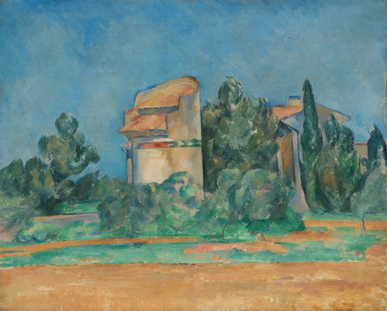 La Tour des pigeons à Bellevue, 1890 - Paul Cézanne