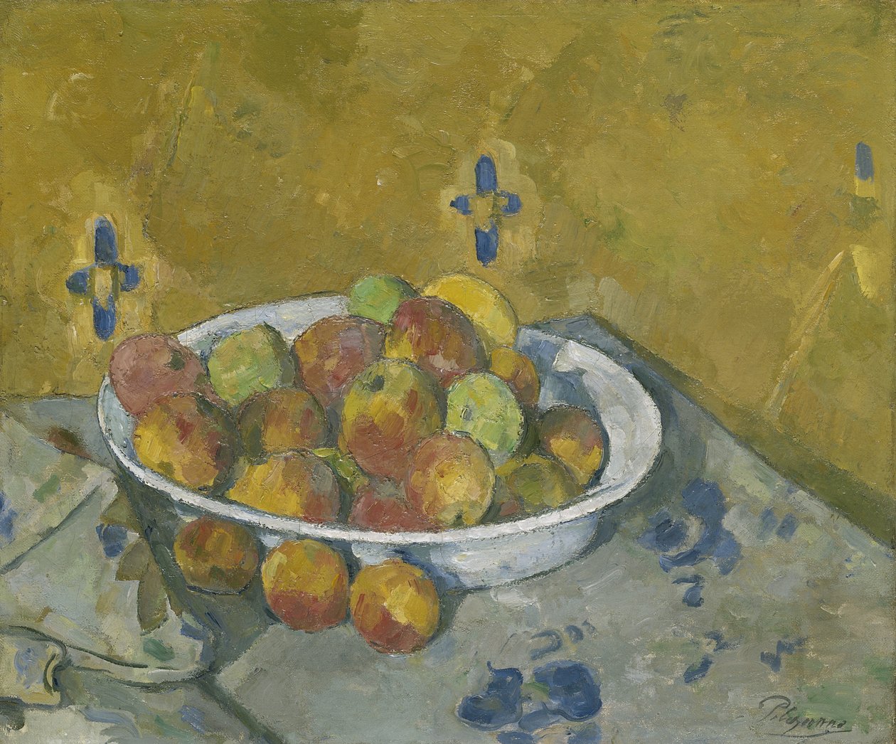 Le Plateau de pommes, vers 1877 - Paul Cézanne