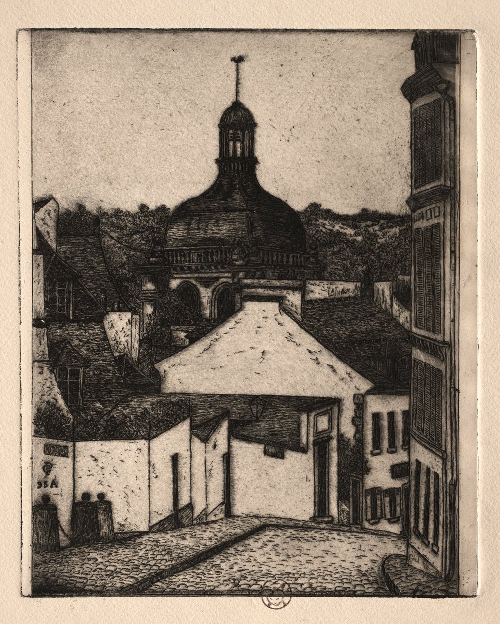 Six gravures : Rue Notre-Dame, Pontoise, 1895 - Paul Gachet