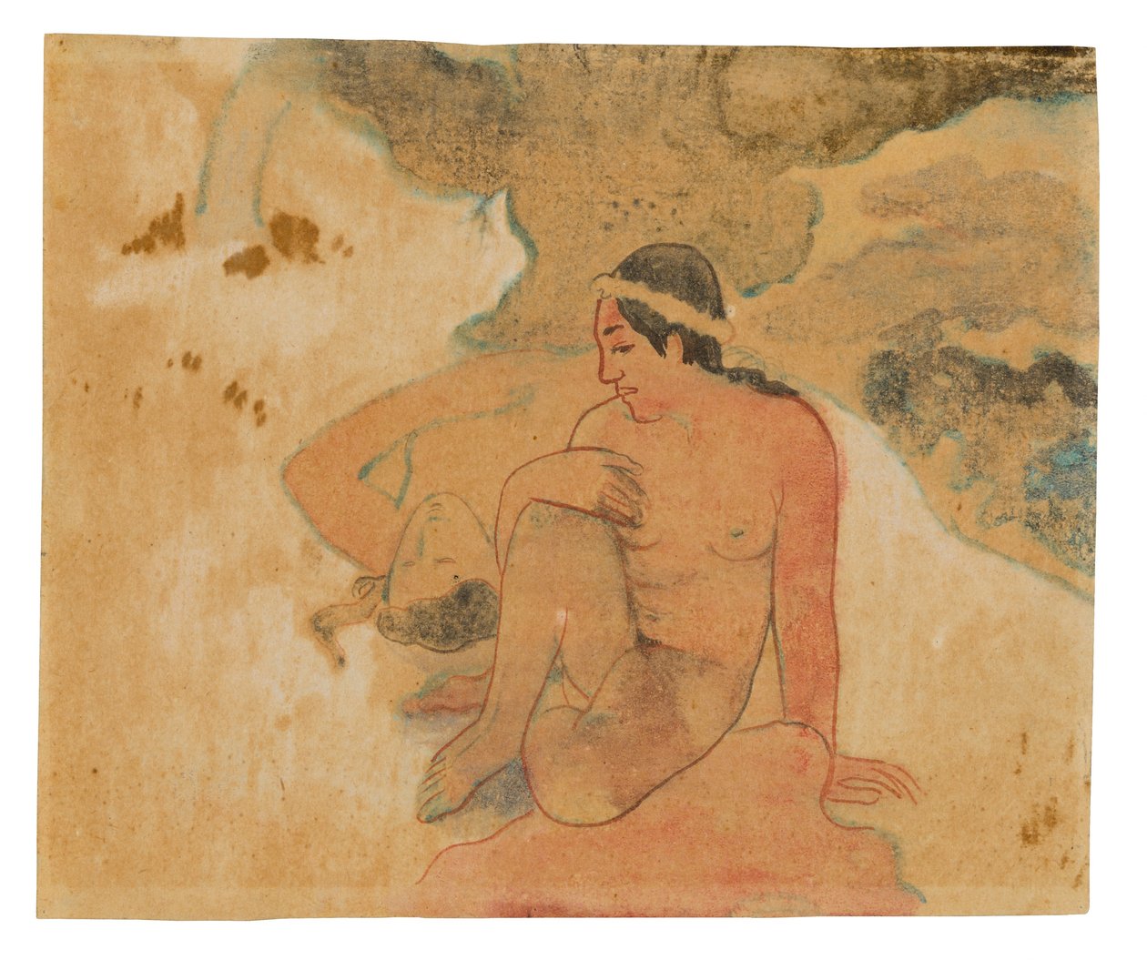 Aha oe feii? (Quoi! Es-tu jaloux?) - Paul Gauguin