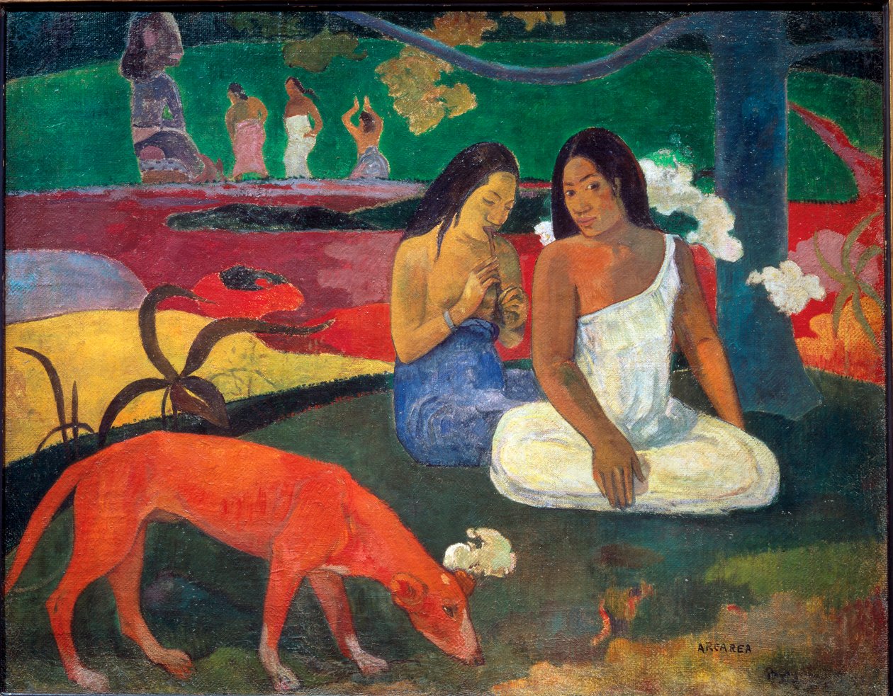 Arearea ou Le Chien Rouge - Paul Gauguin