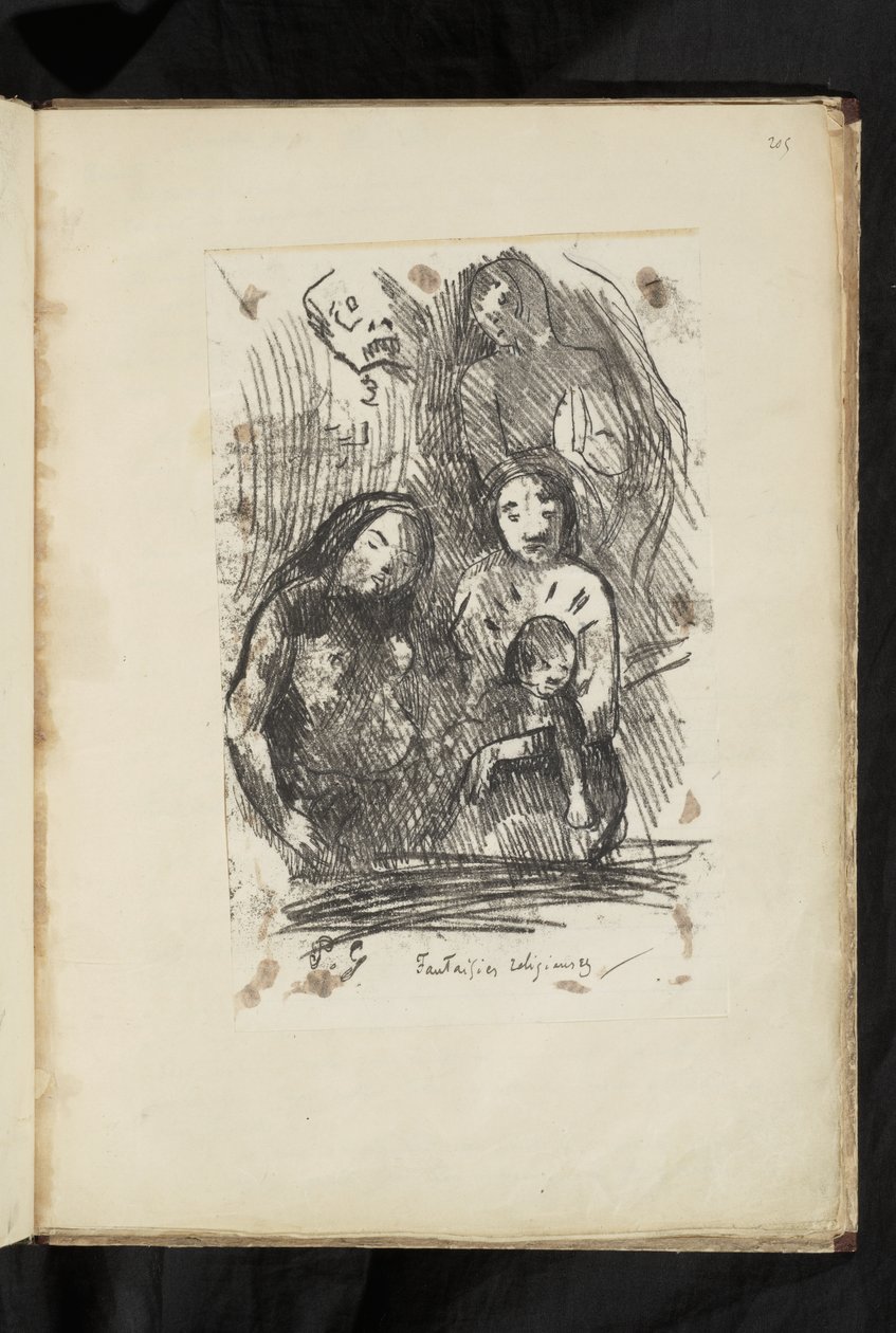 Avant et après - Fragment de la Nativité - Paul Gauguin