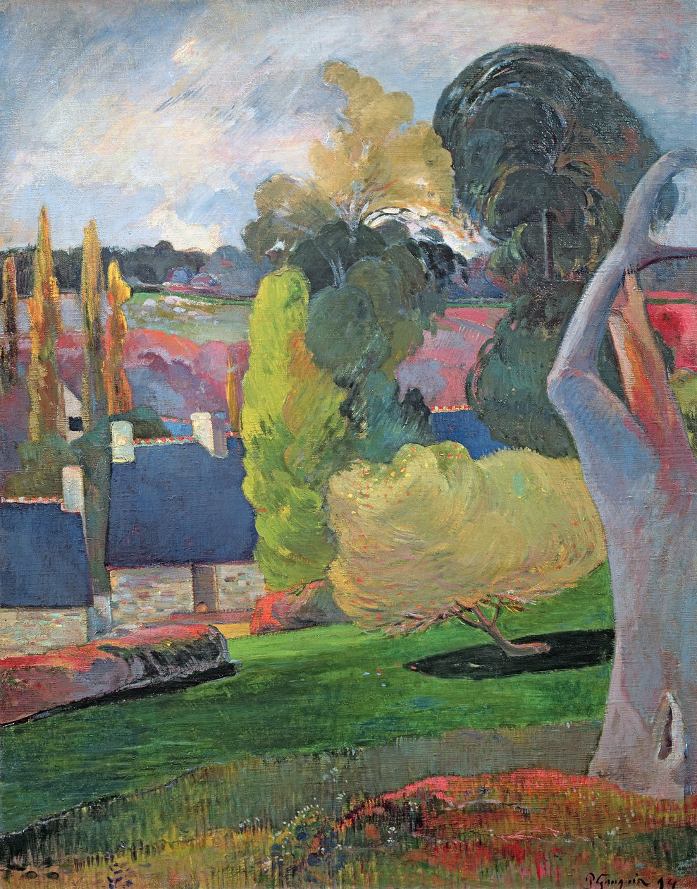 Paysage de Bretagne, 1894 - Paul Gauguin