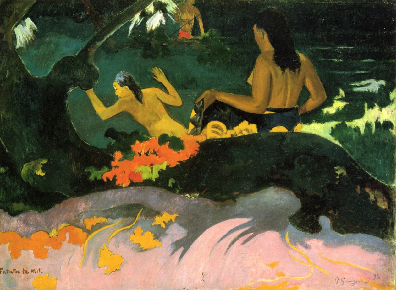 Au bord de la mer - Paul Gauguin