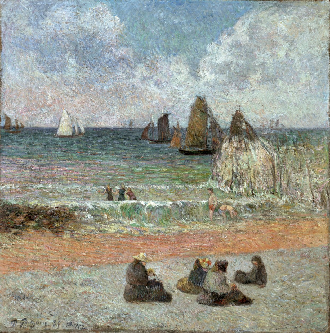 Côte à Dieppe - Paul Gauguin