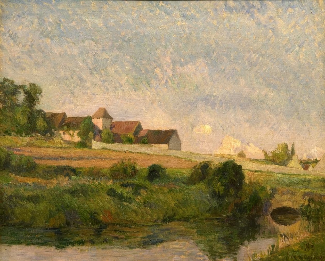 La ferme La Groue, Osny - Paul Gauguin