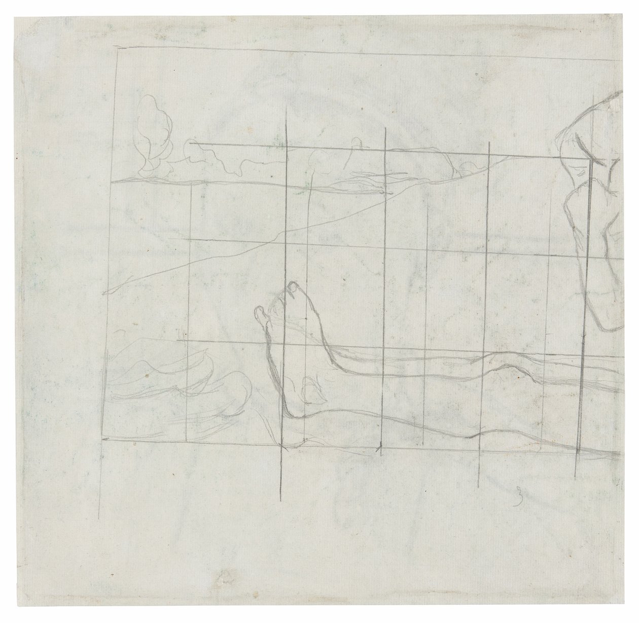 Conception pour une jardinière : La Toilette - Paul Gauguin